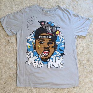 Kid Ink Signed Wheels Up T Shirt M